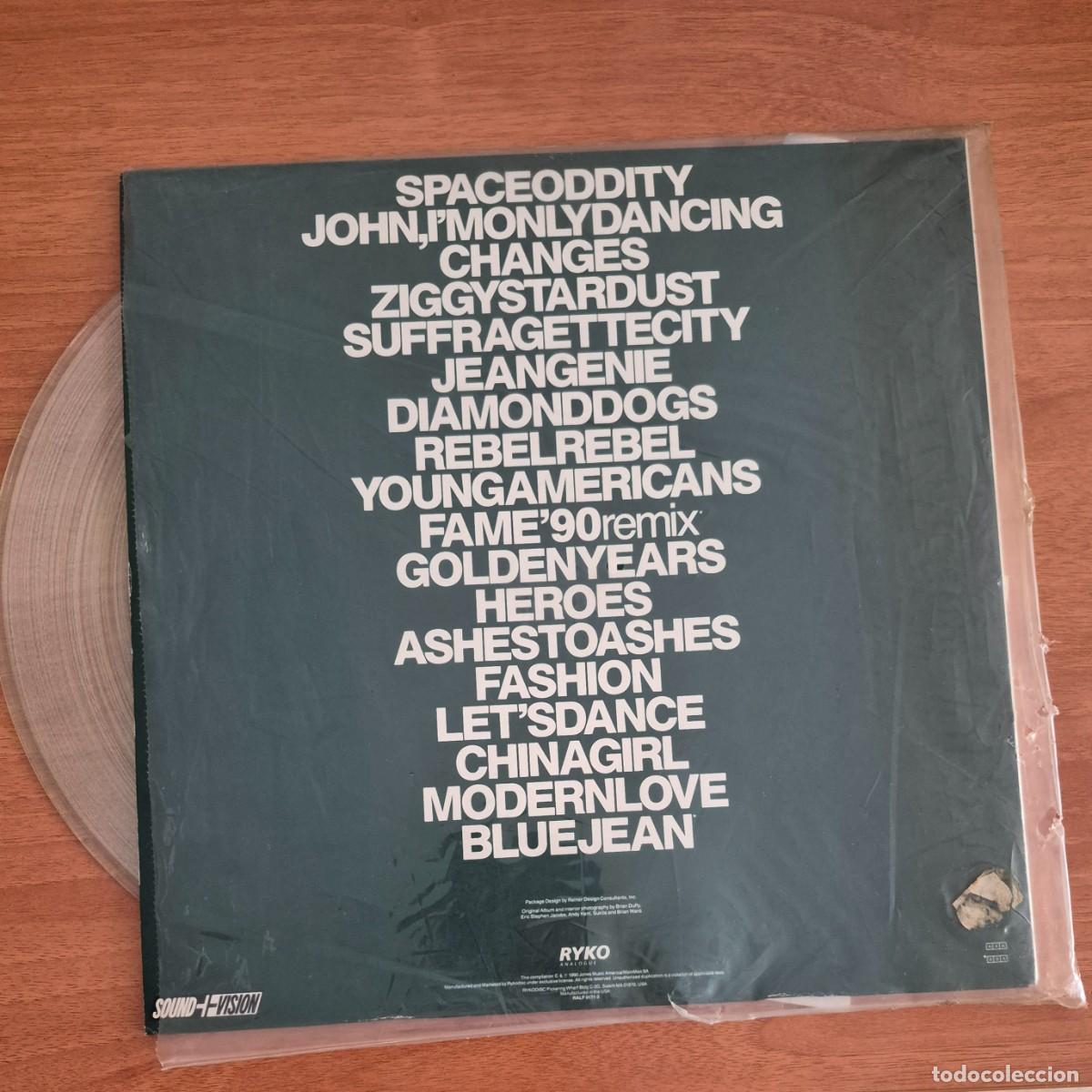 Discos de vinilo: CHANGESBOWIE - DAVID BOWIE (2 LP, DOBLE VINILO EDICI&Oacute;N TRANSPARENTE) - Foto 2