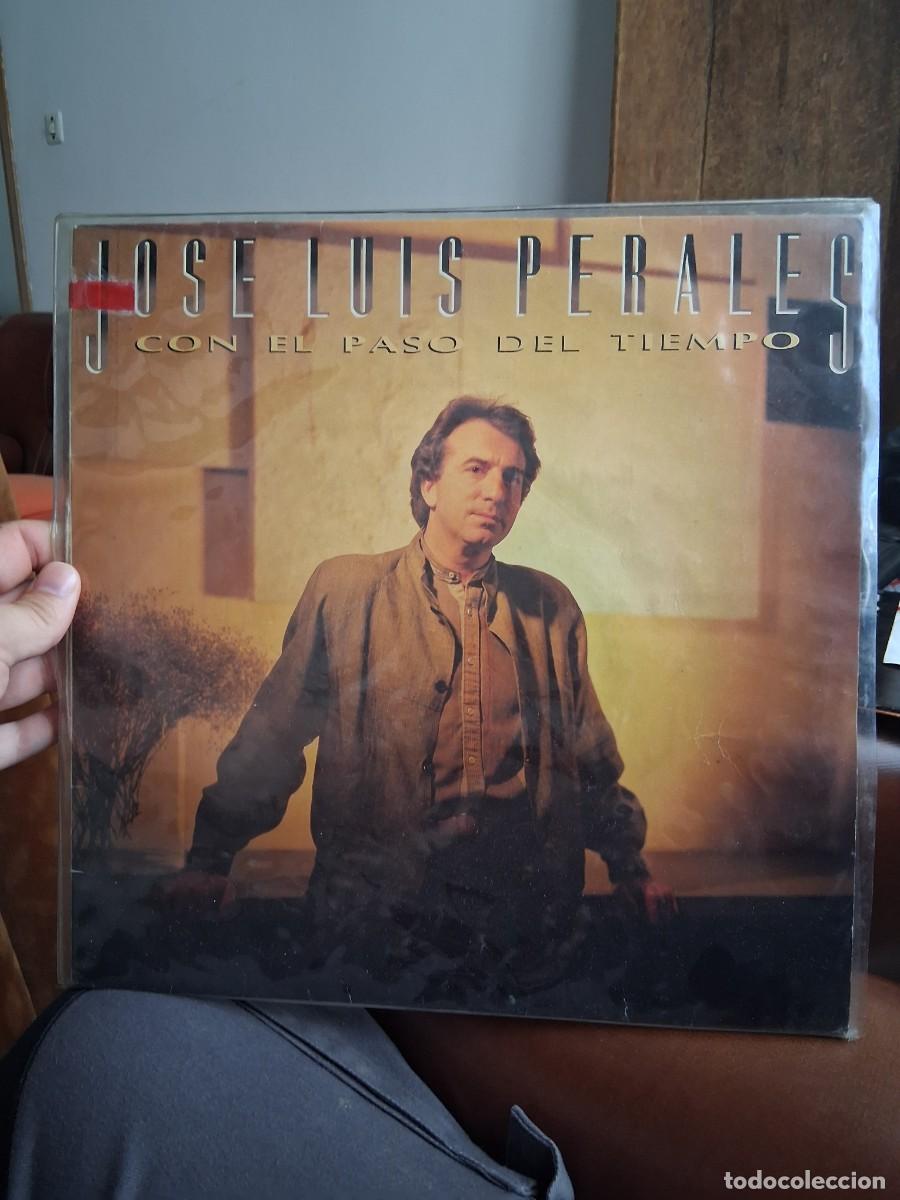 Discos de vinilo: Disco LP m&uacute;sica Jos&eacute; Luis Perales - Con el paso del tiempo