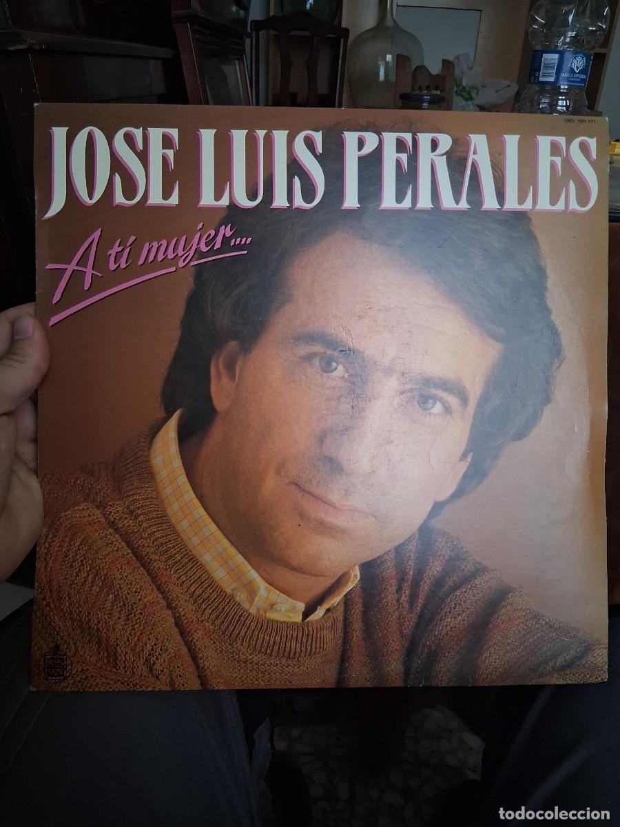 Discos de vinilo: Disco LP m&uacute;sica Jos&eacute; Luis Perales - Con el paso del tiempo
