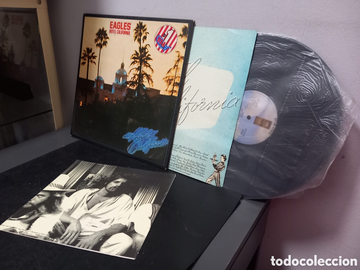 Discos de vinil: ANTIGUO LP EAGLES HOTEL CALIFORNIA ORIGINAL
