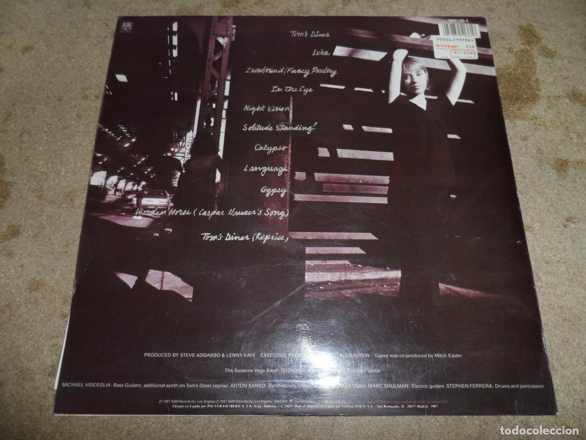 Discos de vinilo: SUZANNE VEGA - SOLITUDE STANDING (SPAIN 1987) - Foto 2