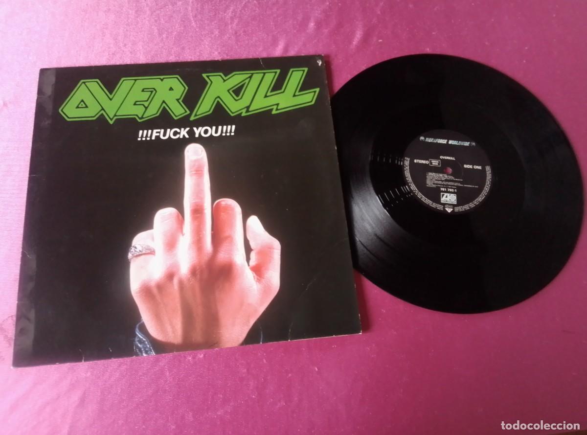 Discos de vinil: AVER KILL FUCK YOU 1987 LP L31 32