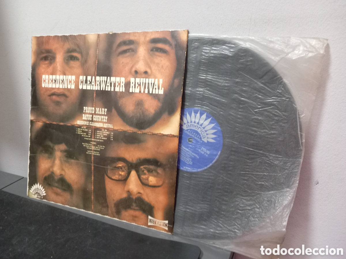 Discos de vinilo: ANTIGUO LP CREEDENCE CLEARWATER REVIVAL PROUD MARY BAYOU COUNTRY ORIGINAL