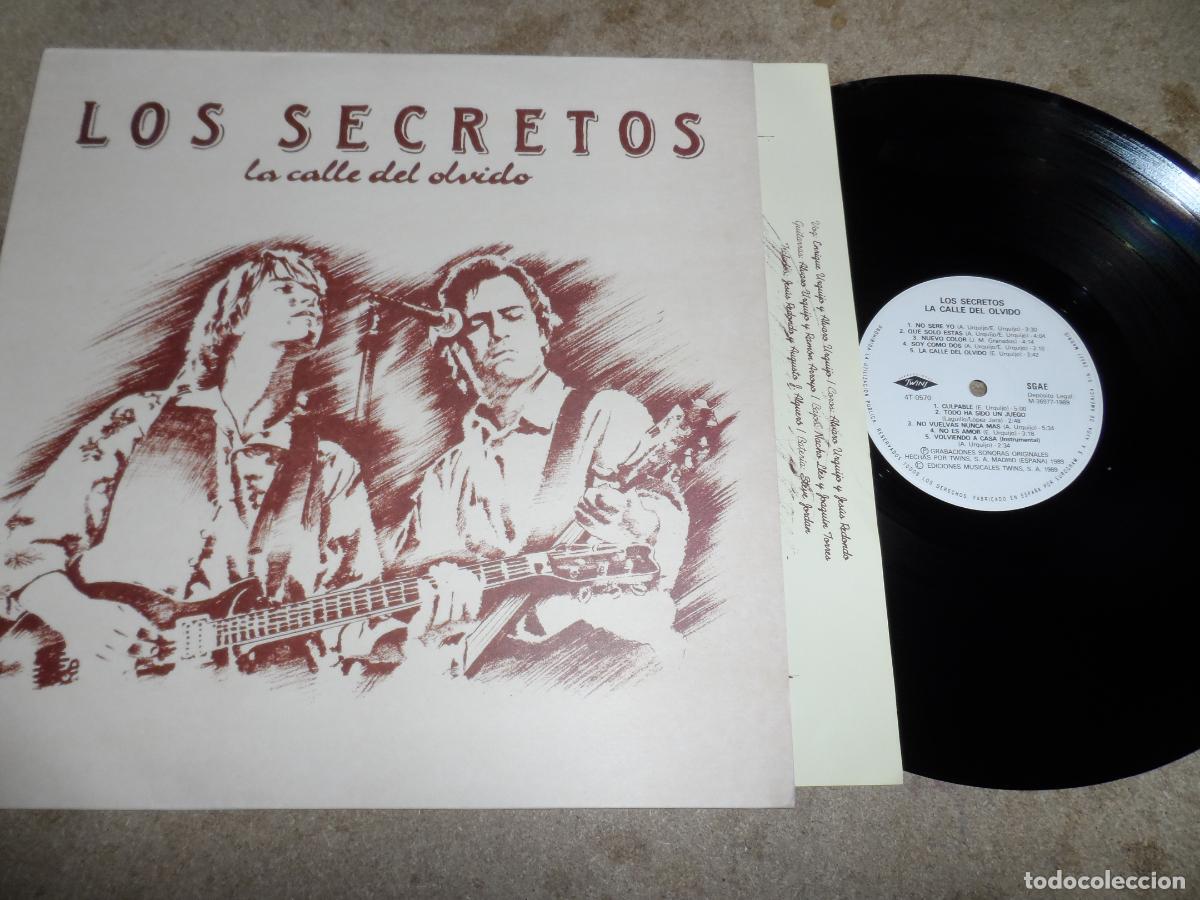 Discos de vinilo: LOS SECRETOS - LA CALLE DEL OLVIDO (SPAIN 1989)