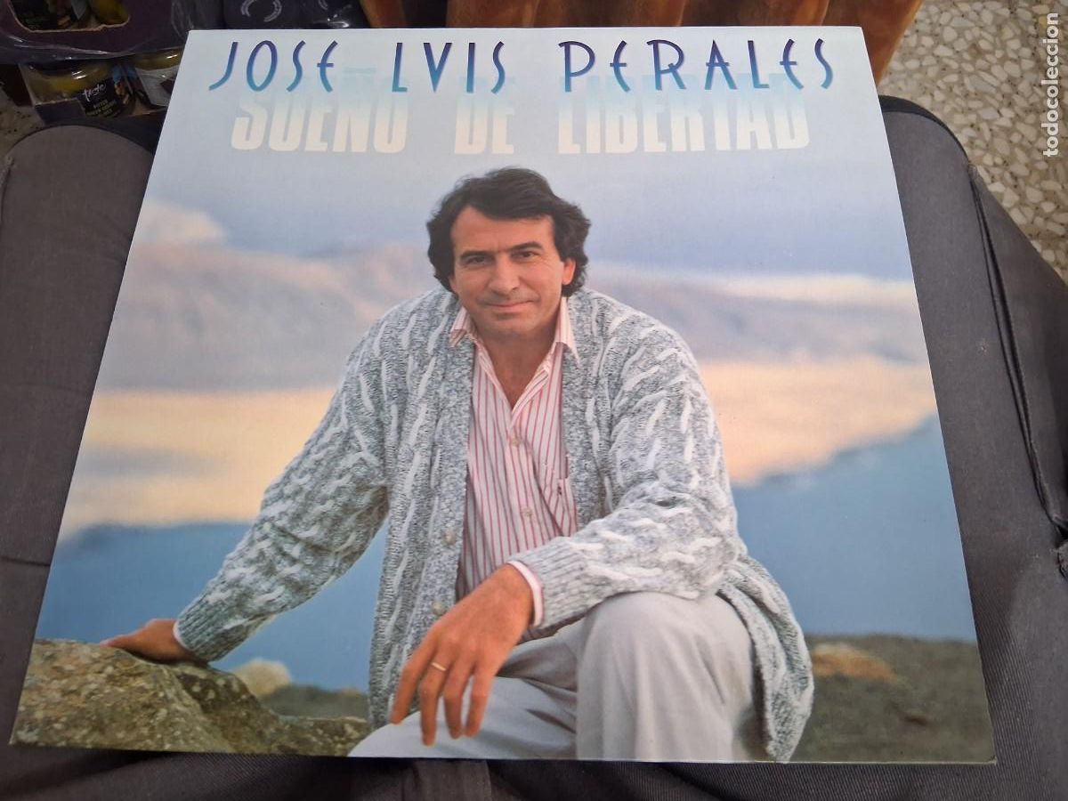 Vinyl-Schallplatten: Disco LP m&uacute;sica Jos&eacute; Luis Perales sue&ntilde;o de libertad