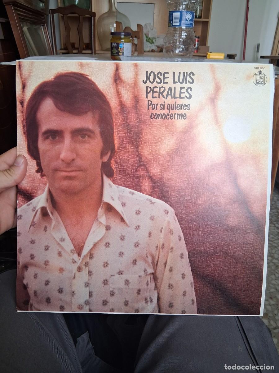 Discos de vinilo: Disco LP m&uacute;sica Jos&eacute; Luis Perales Por si quieres conocerme