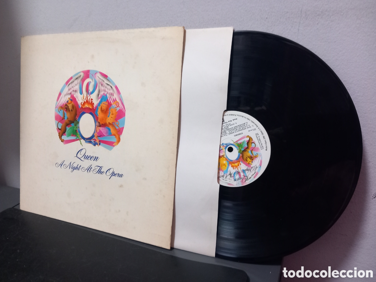 Discos de vinilo: ANTIGUO LP QUEEN A NIGHT AT THE OPERA ORIGINAL