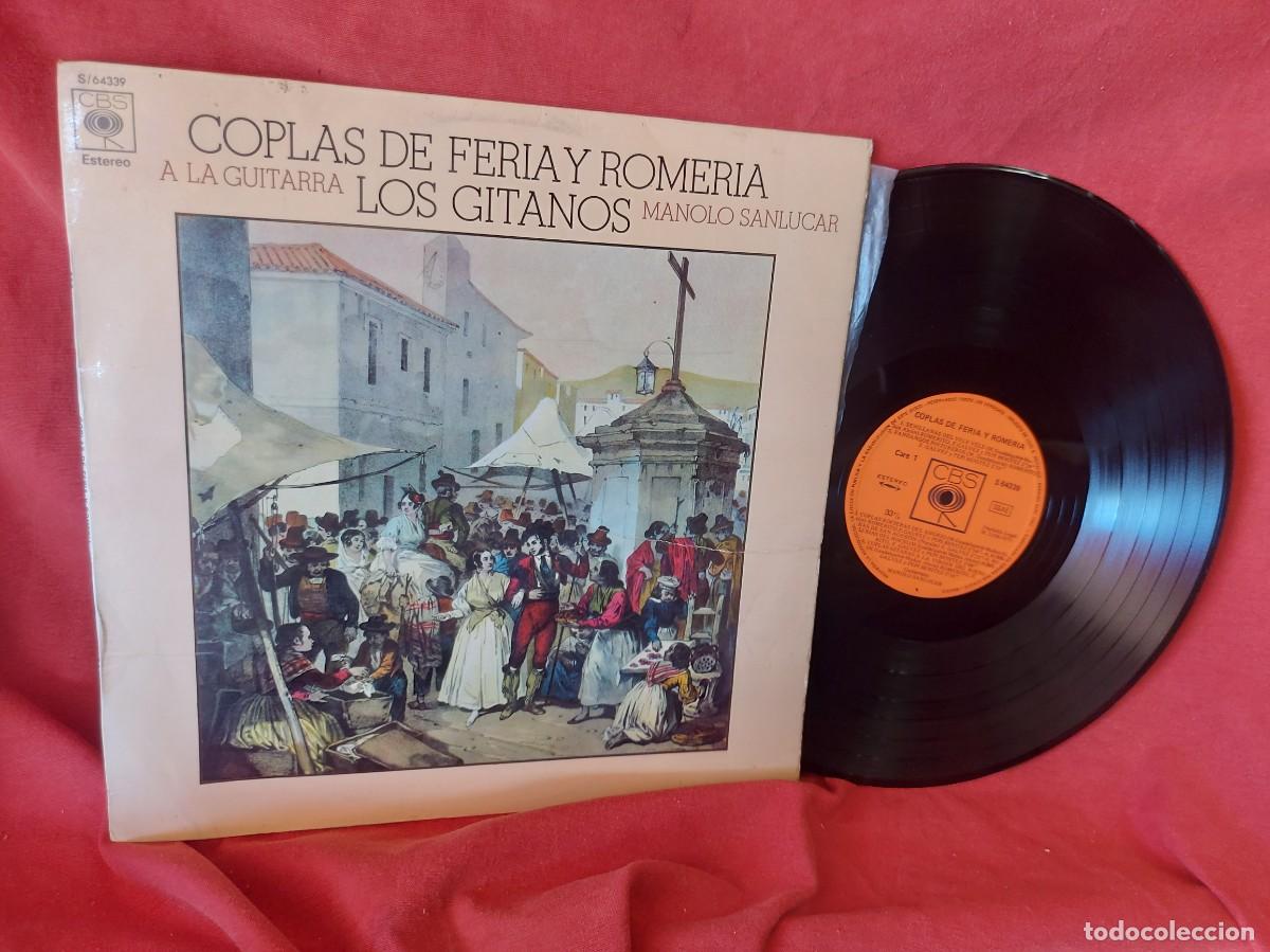 Discos de vinilo: LP, lp - los gitanos - coplas de feria y romer&iacute;a - guit, ma ( PEDIDOS M&Iacute;NIMOS 10 &euro; ) CAJA N.&ordm; 6 - LP