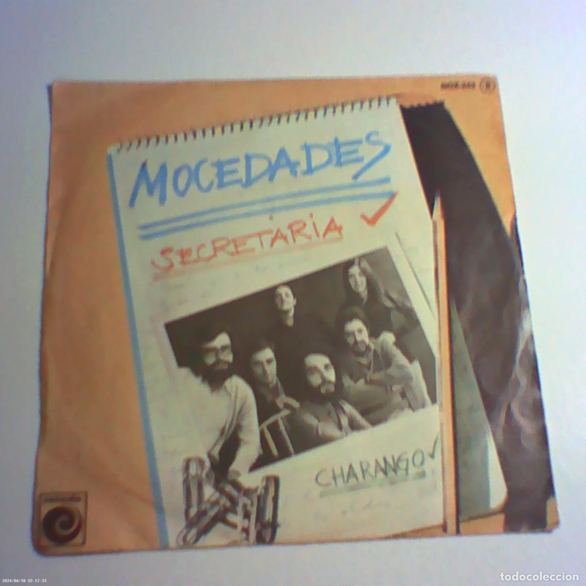 Discos de vinilo: single mocedades. secretaria. charango. novola 1975 spain (buen estado)