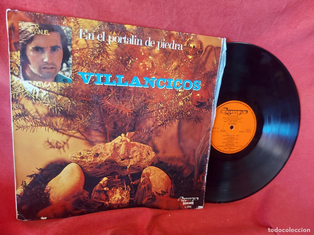 Discos de vinilo: LP, V&Iacute;CTOR MANUEL , VILLANCICOS 1974 ( PEDIDOS M&Iacute;NIMOS 10 &euro; ) CAJA N.&ordm; 6 - LP