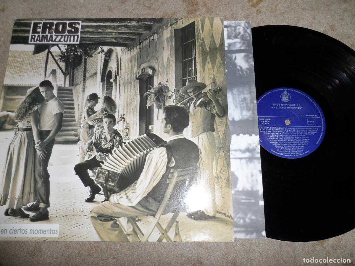 Discos de vinilo: Eros Ramazzotti - En Ciertos Momentos (SPAIN 1987)