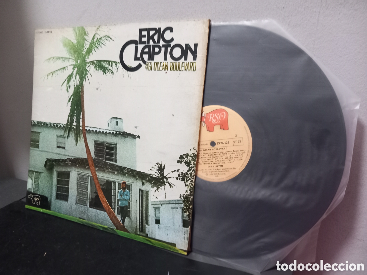 Discos de vinilo: ANTIGUO LP ERIC CLAPTON 461 OCEAN BOULEVARD ORIGINAL