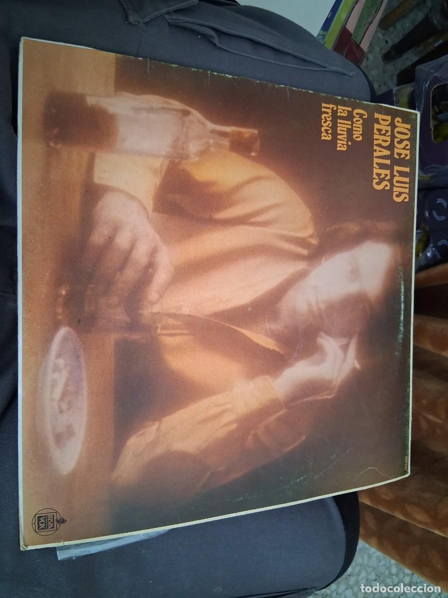 Discos de vinilo: Disco LP m&uacute;sica Jos&eacute; Luis Perales Como la lluvia fresca