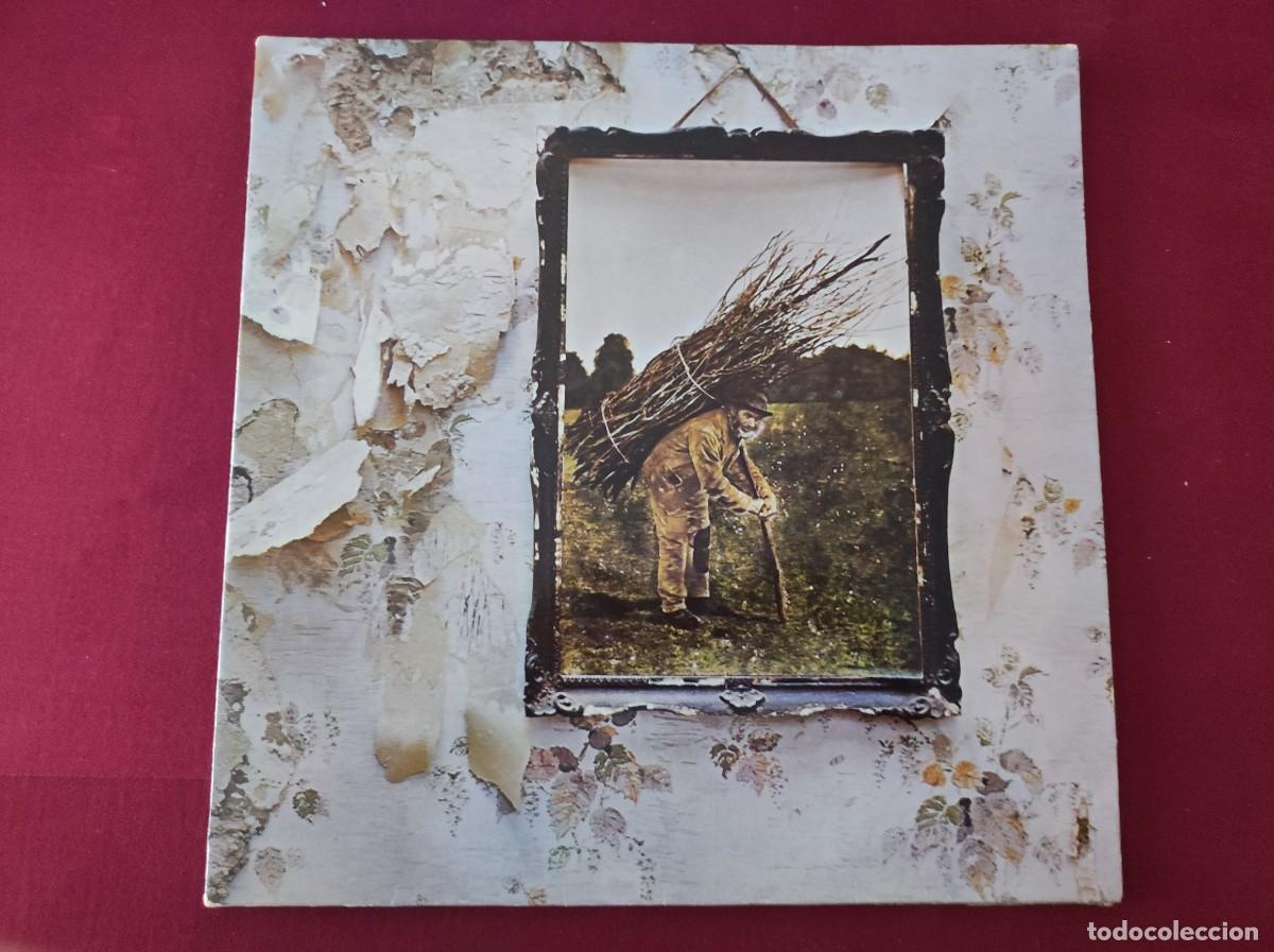 Discos de vinilo: Vinilo LP Led Zeppelin - Led Zeppelin IV (1971, Francia, Atlantic 50008)