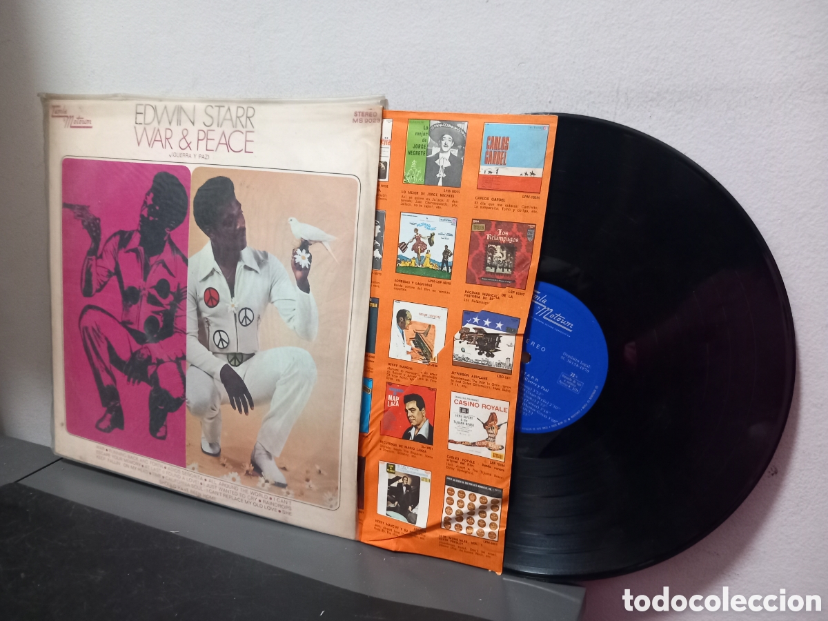 Discos de vinilo: ANTIGUO LP EDWING STARR WAR & PEACE ORIGINAL