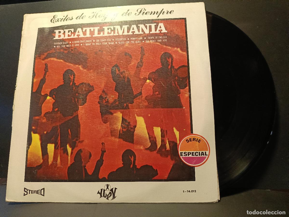 Discos de vinilo: BEATLES COVER - 101 STRINGS ORCHE. BEATLEMANIA - EXITOS DE HOY&hellip; lp espa&ntilde;a 1970 pdeluxe