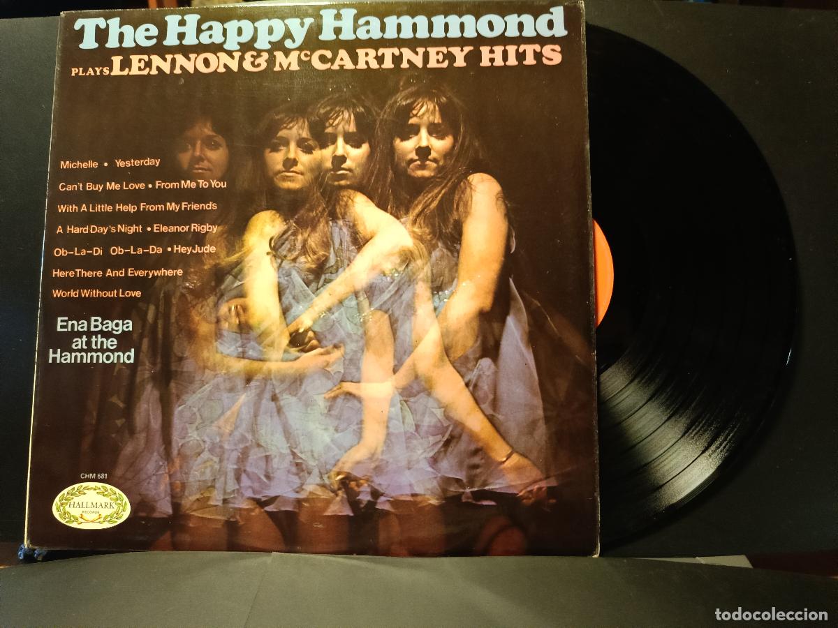 Discos de vinilo: BEATLES COVER - ENA BAGA&HAMMOND THE HAPPY HAMMOND LP UK 1970 PDELUXE
