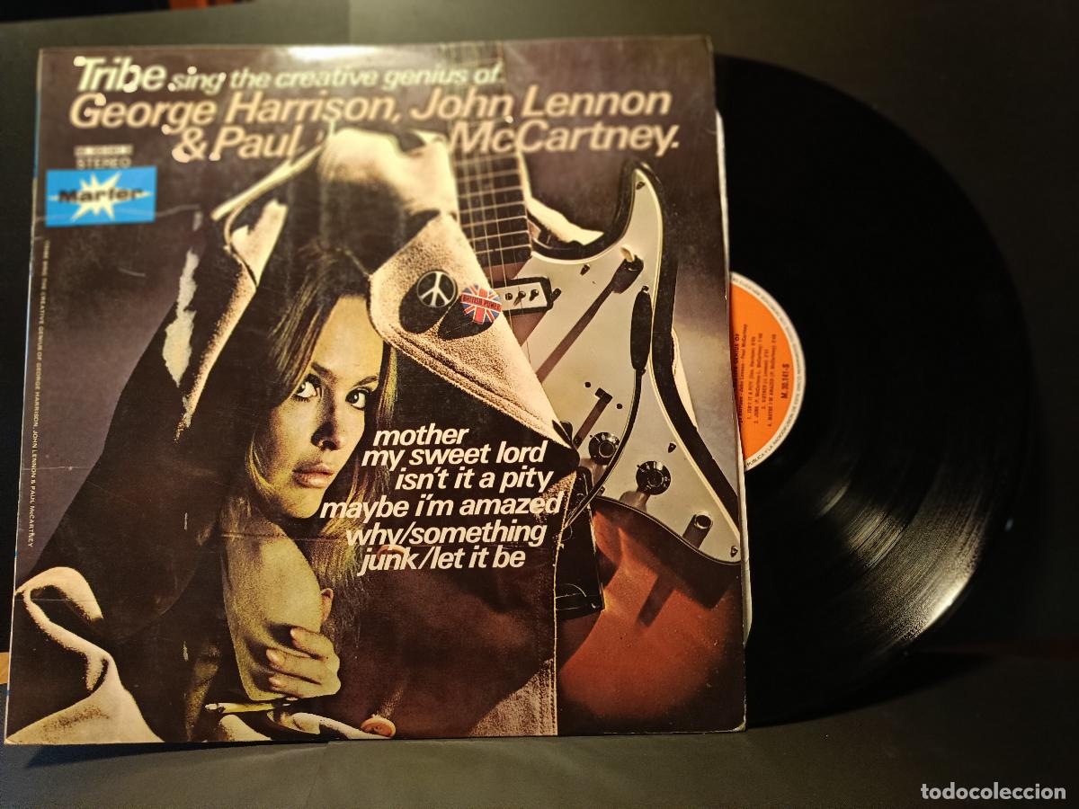 Discos de vinilo: BEATLES COVER - TRIBE SING THE CREATIVE OF HARRISON,.. LP ESPA&Ntilde;A 1971 PDELUXE