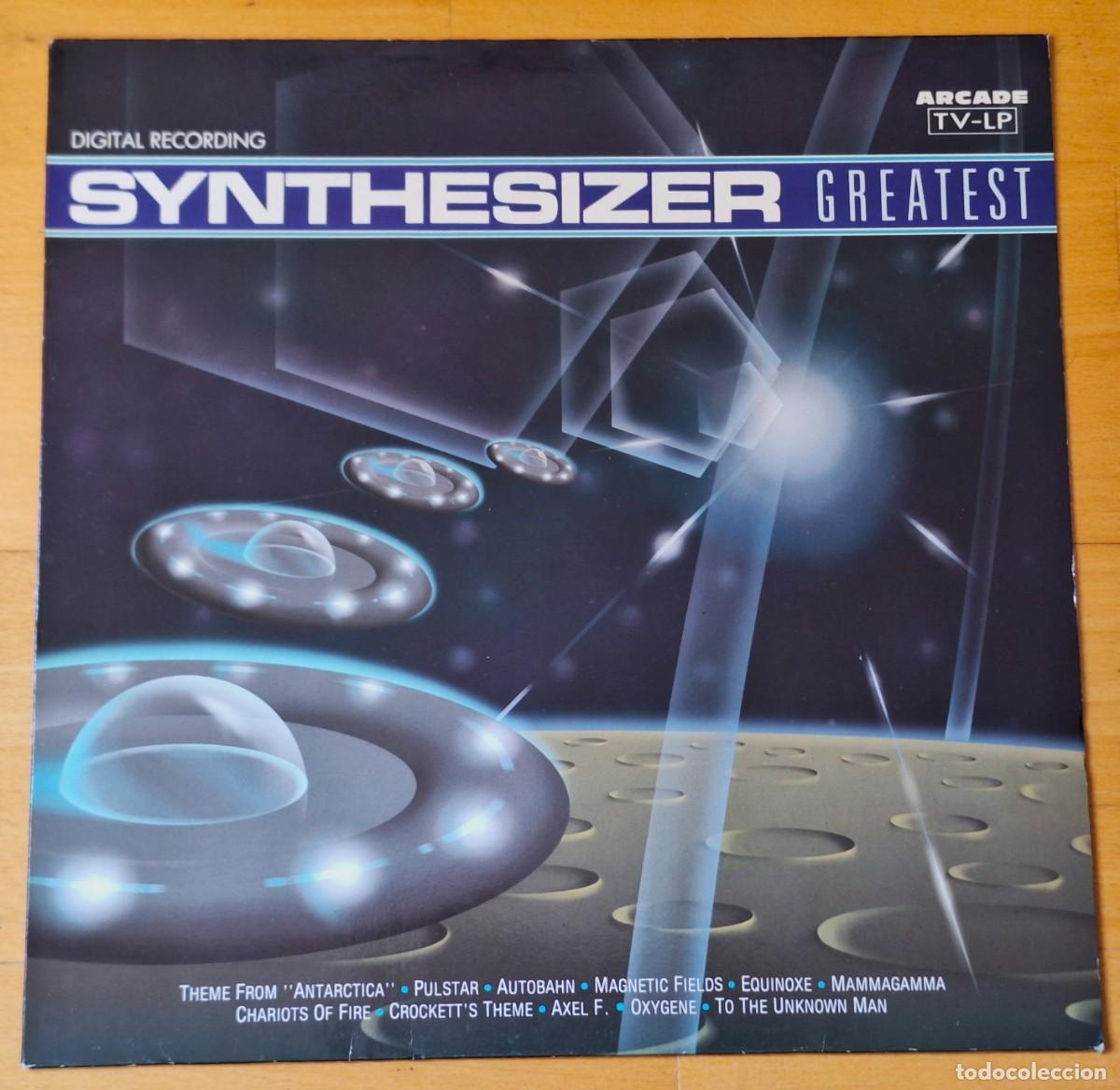 Discos de vinilo: SYNTHESIZER GREATEST VOLUMEN 1 - DISCO VINILO LP - ARCADE 1990 - PERFECTO ESTADO