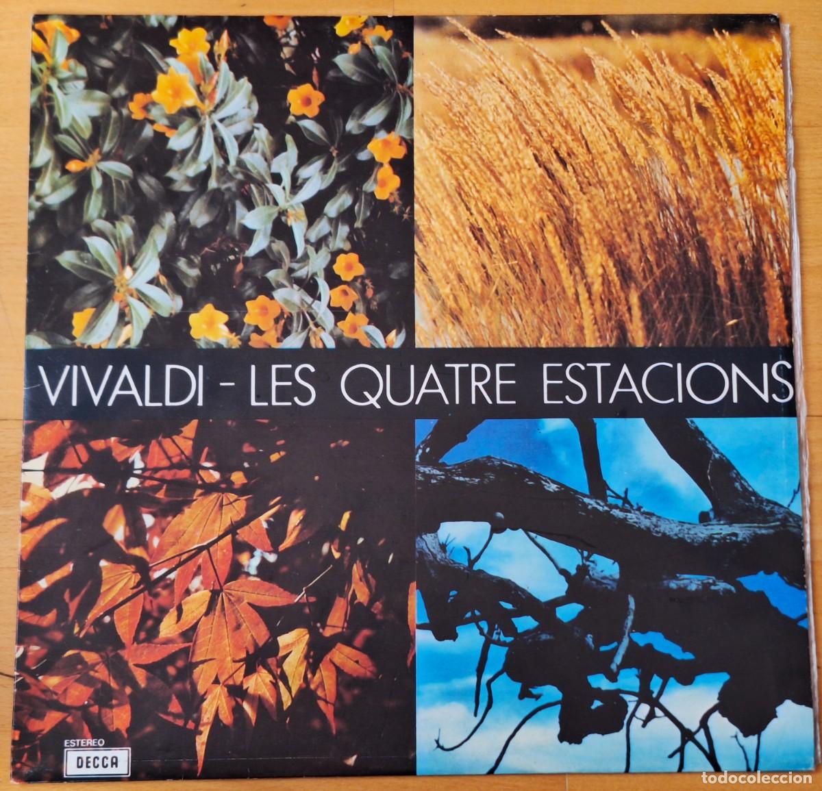 Discos de vinilo: VIVALDI - LES QUATRE ESTACIONS - DISCO VINILO LP - DECCA A&Ntilde;O 1974 - PERFECTO ESTADO