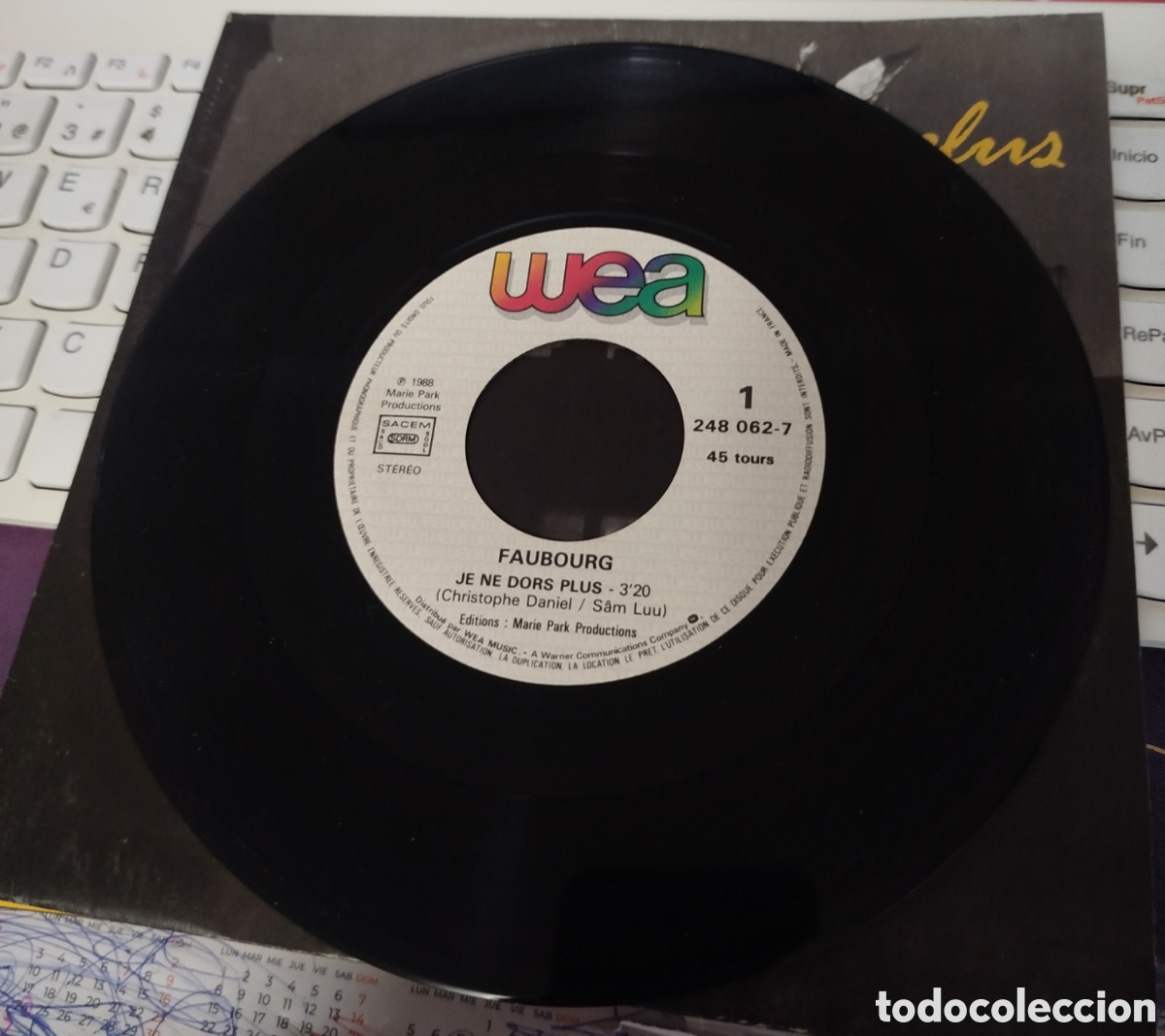 Discos de vinilo: Faubourg - Je Ne Dors Plus - Foto 2