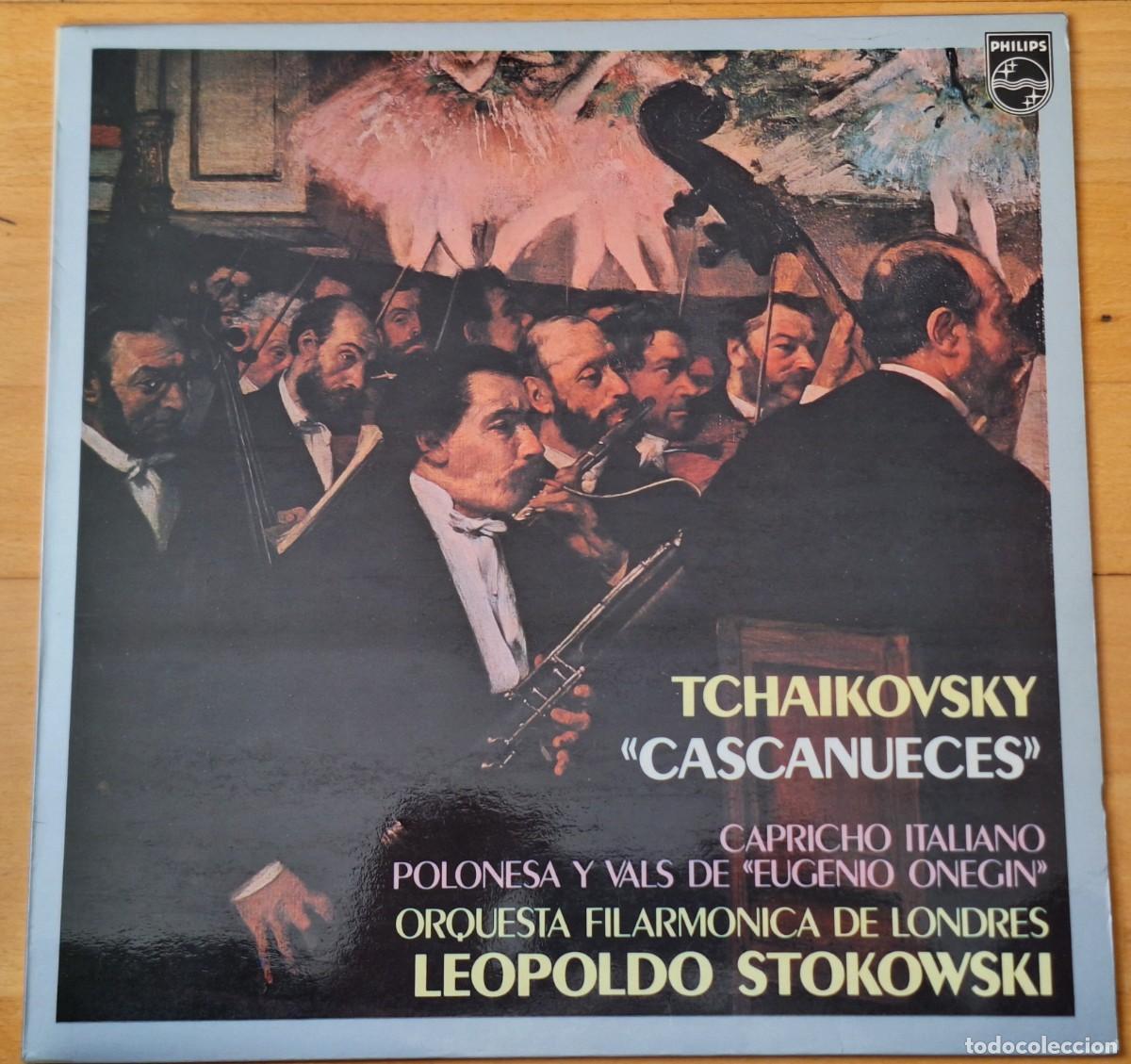 Discos de vinilo: TCHAIKOVSKY - CAPRICHO ITALIANO Y CASCANUECES - DISCO VINILO LP - PHILIPS 1980 - PERFECTO ESTADO