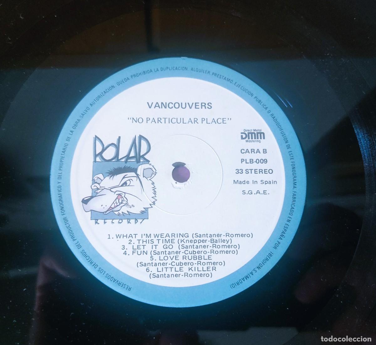 Discos de vinilo: DISCO LP VANCOUVERS NO PARTICULAR PLACE - Foto 7