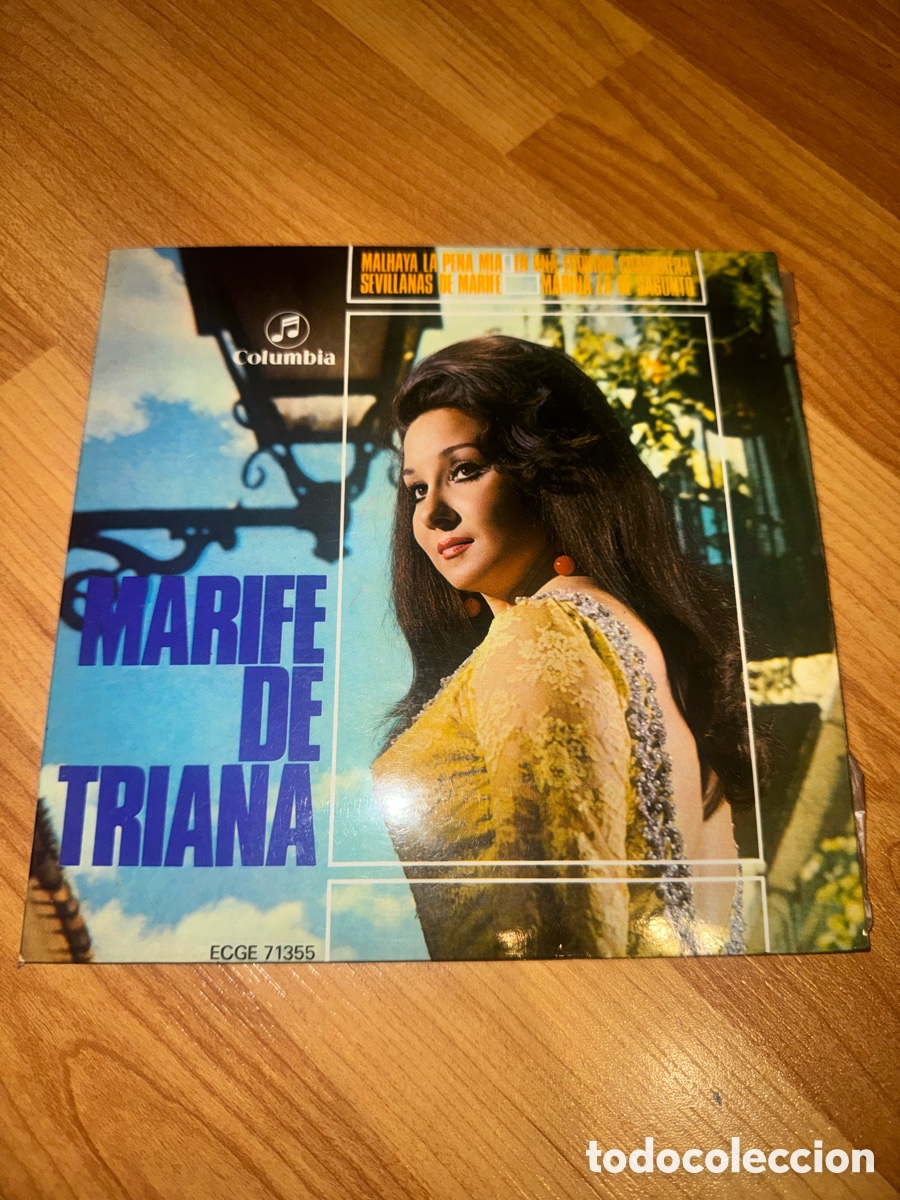 Discos de vinilo: Marife de Triana - Malhaya la pena m&iacute;a +3