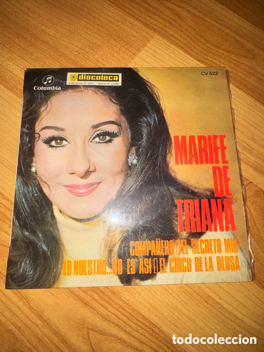 Dischi in vinile: Marife de Triana - Compa&ntilde;ero +3