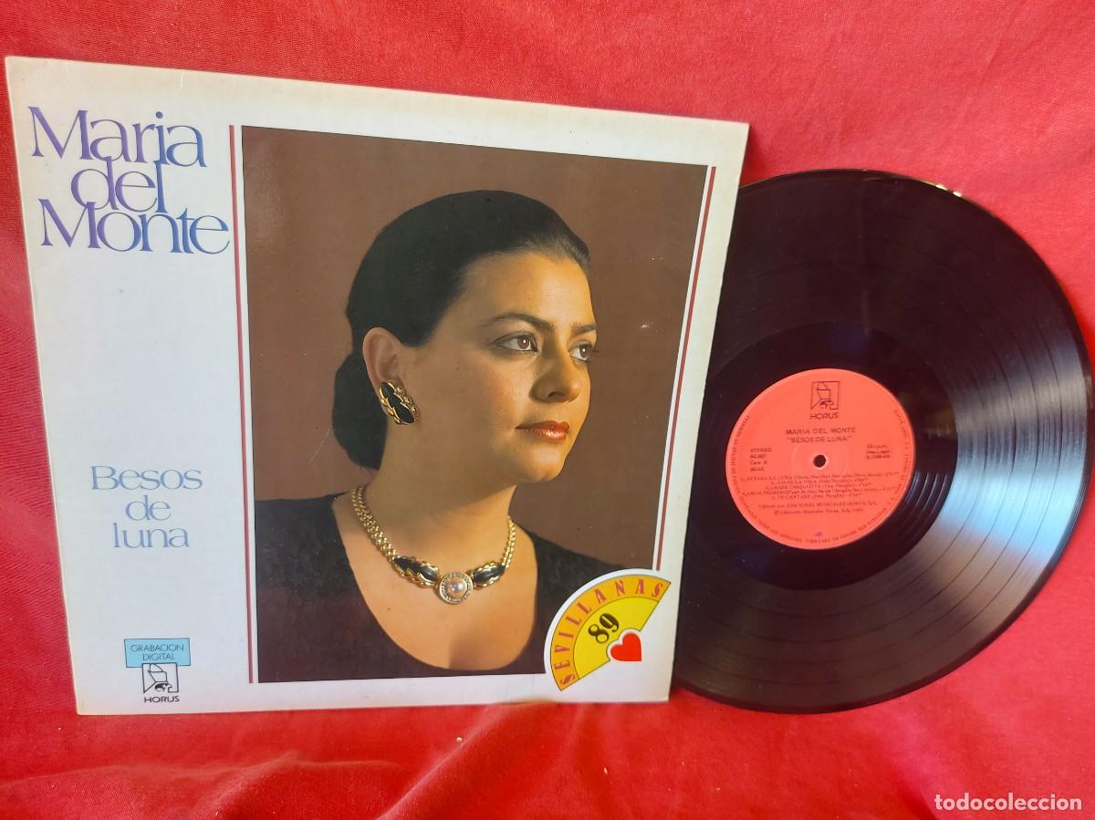 Discos de vinilo: LP MAR&Igrave;A DEL MONTES ,BESOS DE LUNA 1989 ( PEDIDOS M&Iacute;NIMOS 10 &euro; ) CAJA N.&ordm; 6 - LP