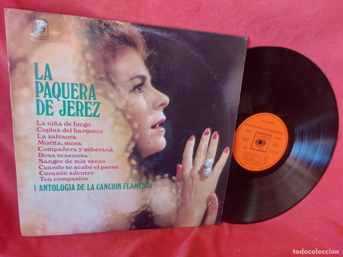 Discos de vinilo: LP,LA PAQUERA DE JEREZ 1971 ( PEDIDOS M&Iacute;NIMOS 10 &euro; ) CAJA N.&ordm; 6 - LP