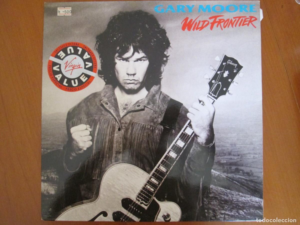 Discos de vinilo: LP Gary Moore. Wild Frontier. Editado por Virgin Espa&ntilde;a 1987. Muy buen estado
