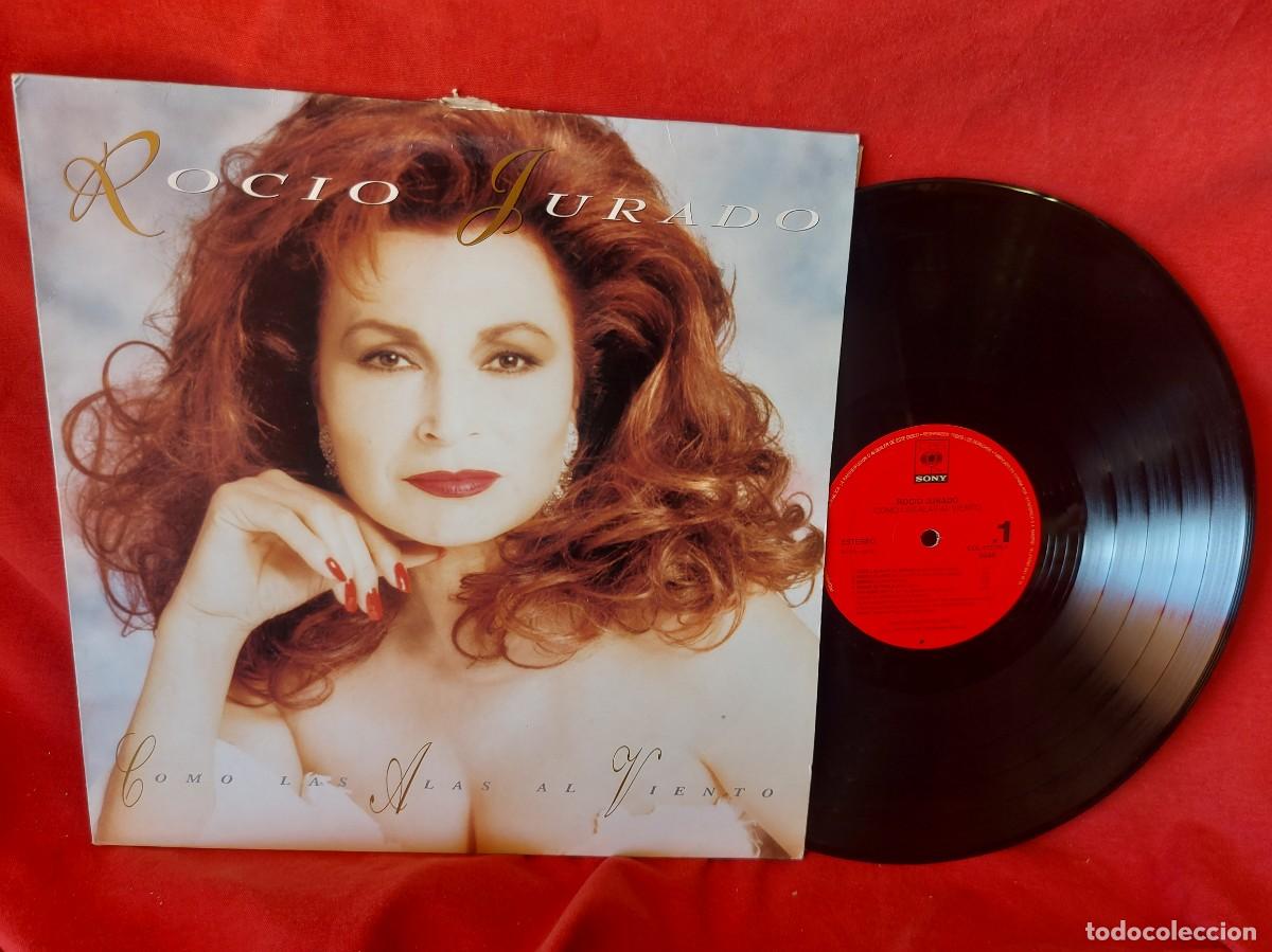 Discos de vinilo: LP ROCIO JURADO COMO LAS ALAS AL VIENTO DE 1993 ( PEDIDOS M&Iacute;NIMOS 10 &euro; ) CAJA N.&ordm; 6 - LP
