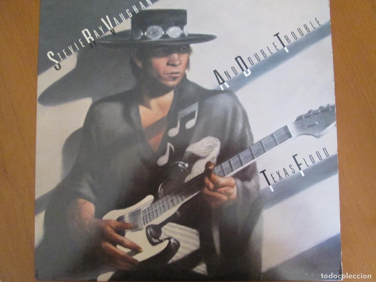 Discos de vinilo: LP Stevie Ray Vaughan. And Double Trouble. Texas Flood. Editado por Epic Records USA 1993