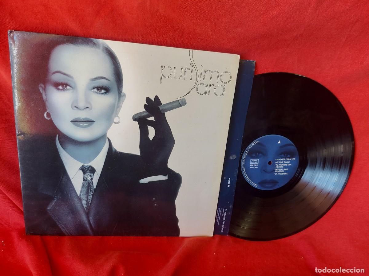 Discos de vinilo: LP SARA MONTIEL ,MI &Uacute;LTIMO TANGO 1983 ( PEDIDOS M&Iacute;NIMOS 10 &euro; ) CAJA N.&ordm; 6 - LP