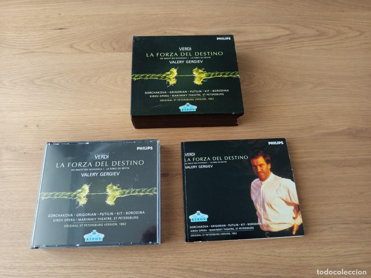 Discos de vinilo: GENIAL CAJA 3 CDS. GIUSEPPE VERDI / LA FORZA DEL DESTINO / VALERY GERGIEV / PHIPIPS 28944 951 21