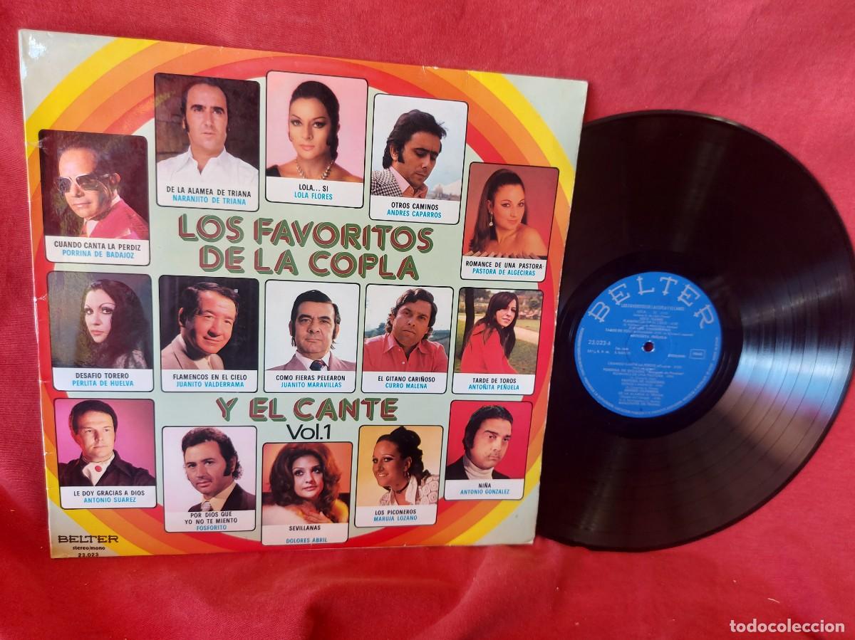 Discos de vinilo: LP LOS FAVORITOS DE LA COPLA Y EL CANTE VOL.1 ( PEDIDOS M&Iacute;NIMOS 10 &euro; ) CAJA N.&ordm; 6 - LP