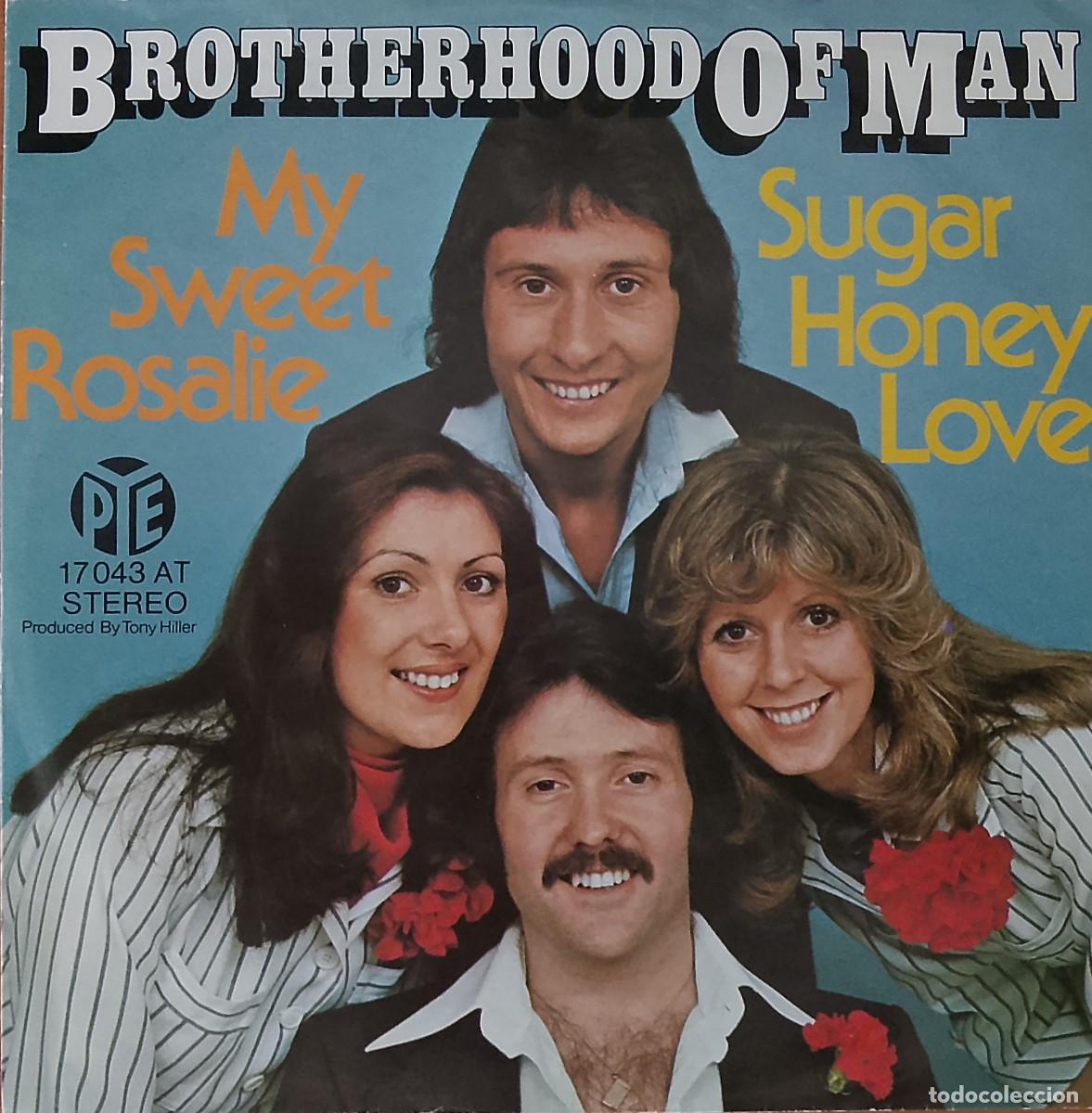 Discos de vinilo: Brotherhood of Man. My sweet Rosalie. Vinilo single.