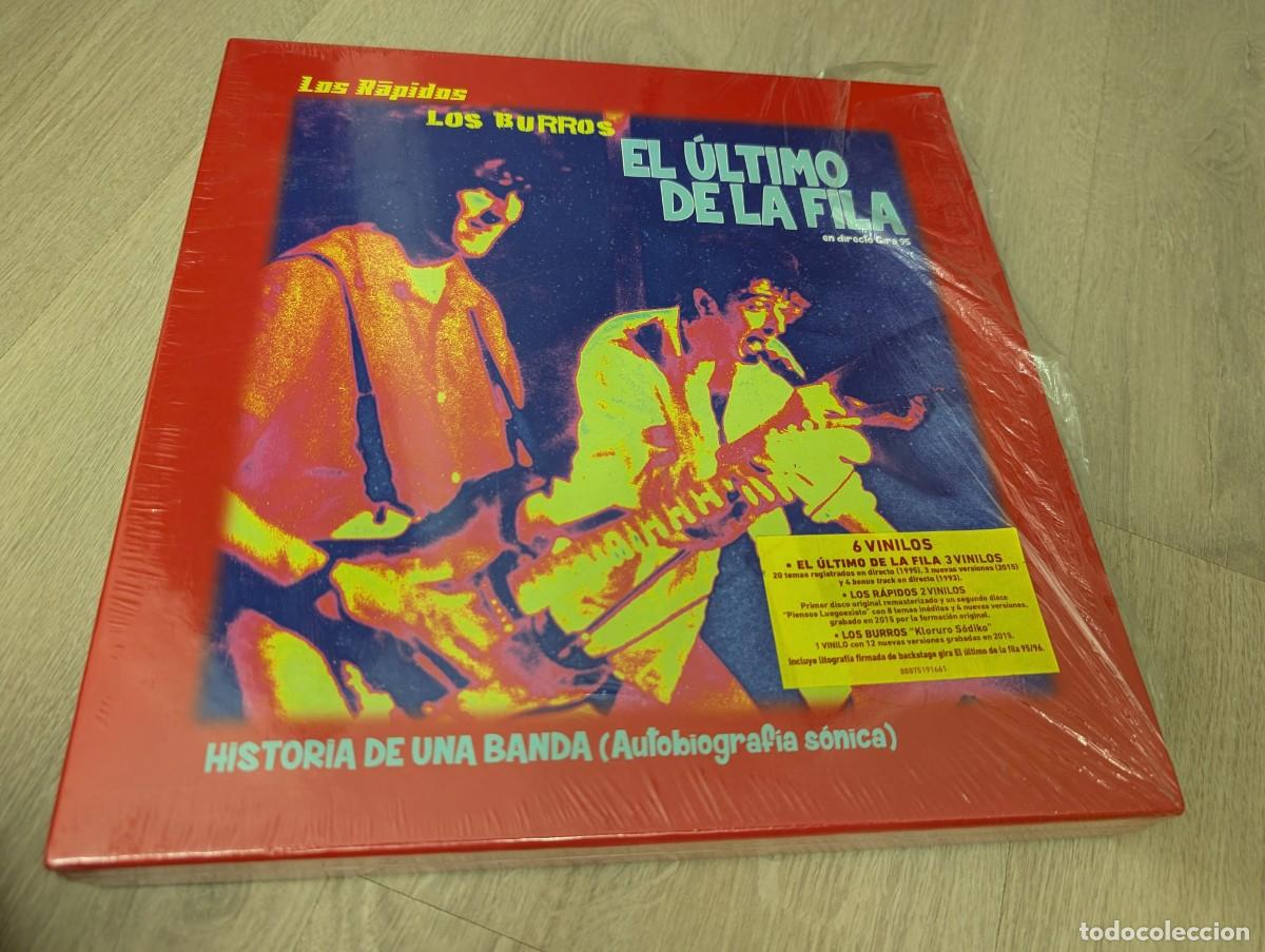Discos de vinilo: EL ULTIMO DE LA FILA - CAJA-BOX .CONTENIA , LOS BURROS, LOS RAPIDOS Y EL ULTIMO DE LA FILA . LEER