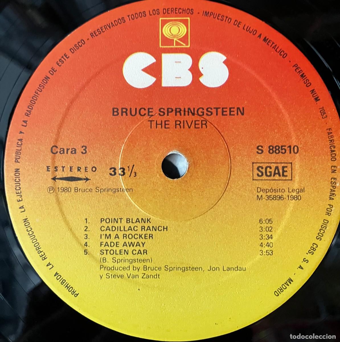 Discos de vinilo: BRUCE SPRINGSTEEN - THE RIVER, 2LPs edic Spain 1980 - Foto 4