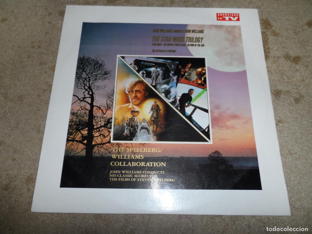 Discos de vinilo: John Williams &ndash; Spielberg / Williams Collaboration / The Star Wars Trilogy (SPAIN 1992) (2 LPS)
