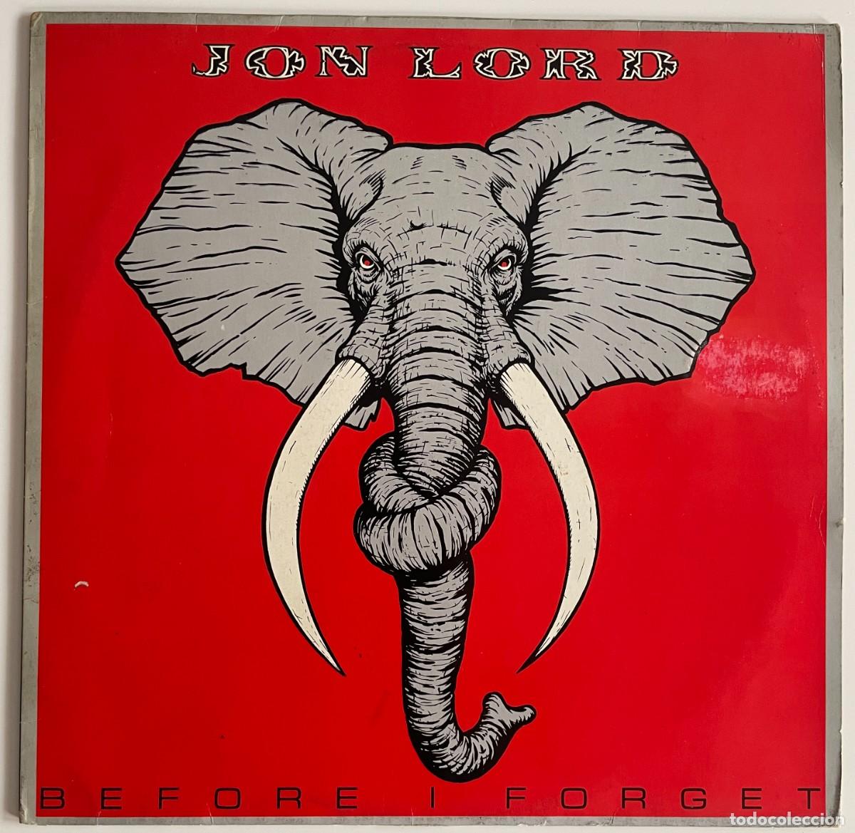 Discos de vinilo: Jon Lord &ndash; Before I Forget - Foto 1