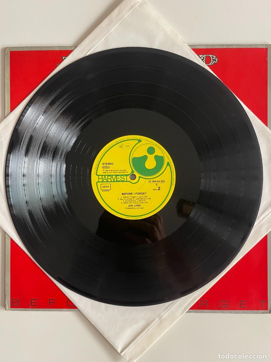 Discos de vinilo: Jon Lord &ndash; Before I Forget - Foto 3