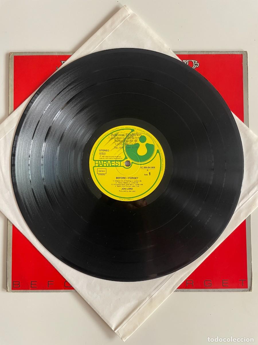 Discos de vinilo: Jon Lord &ndash; Before I Forget - Foto 4