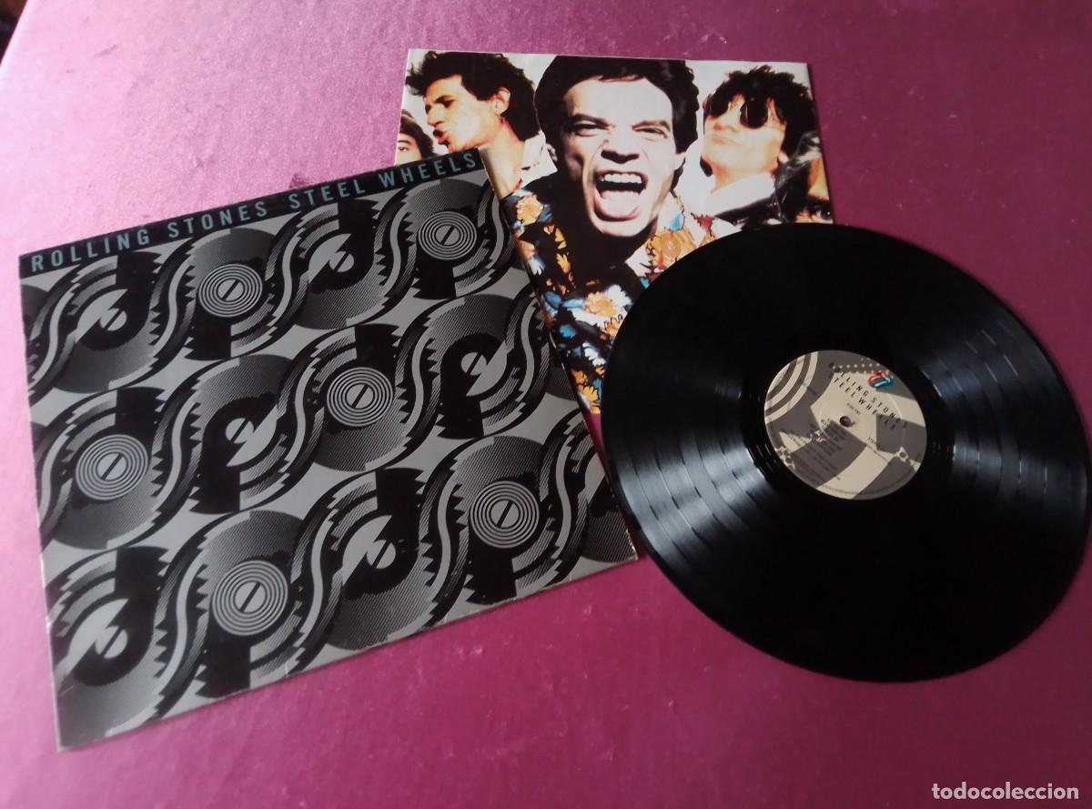 Vinyl-Schallplatten: ROLLING STONES STEEL WHEELS 1989 LP L31 3