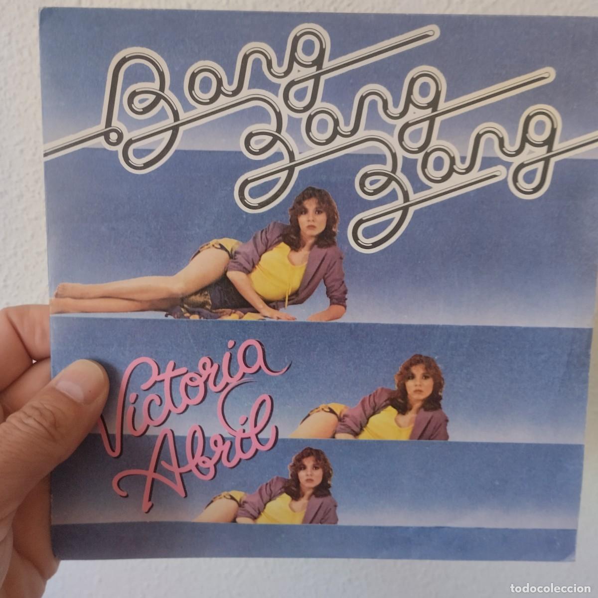 Discos de vinilo: S&oacute;lo portada de Victoria abril single