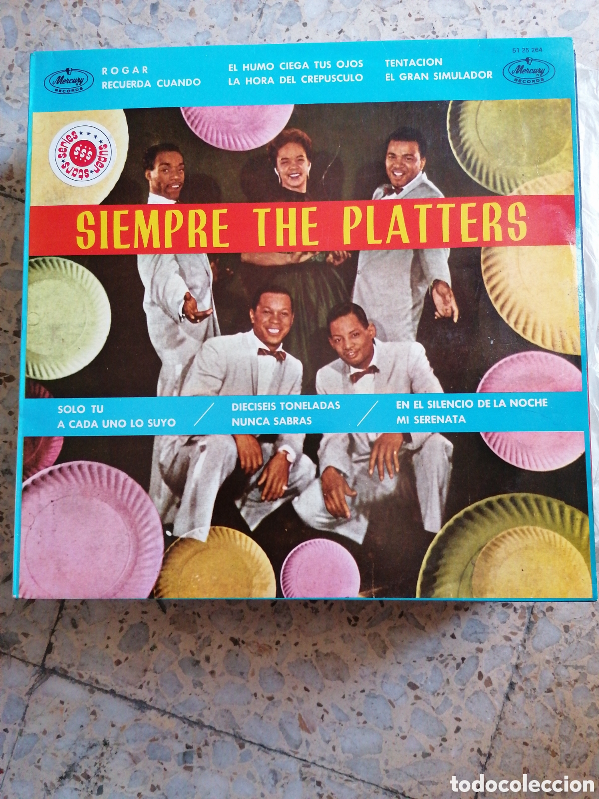 Discos de vinilo: LP SIEMPRE THE PLATTERS 1962 ESPA&Ntilde;A EX