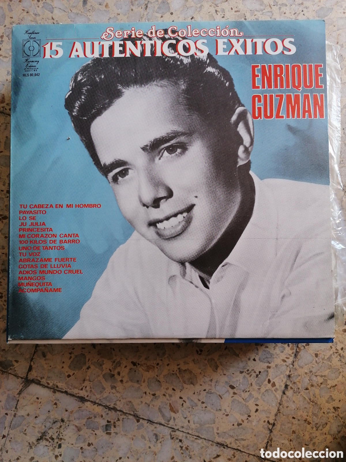 Discos de vinilo: LP ENRIQUE GUZMAN 15 AUTENTICOS EXITOS 1964 MEXICO