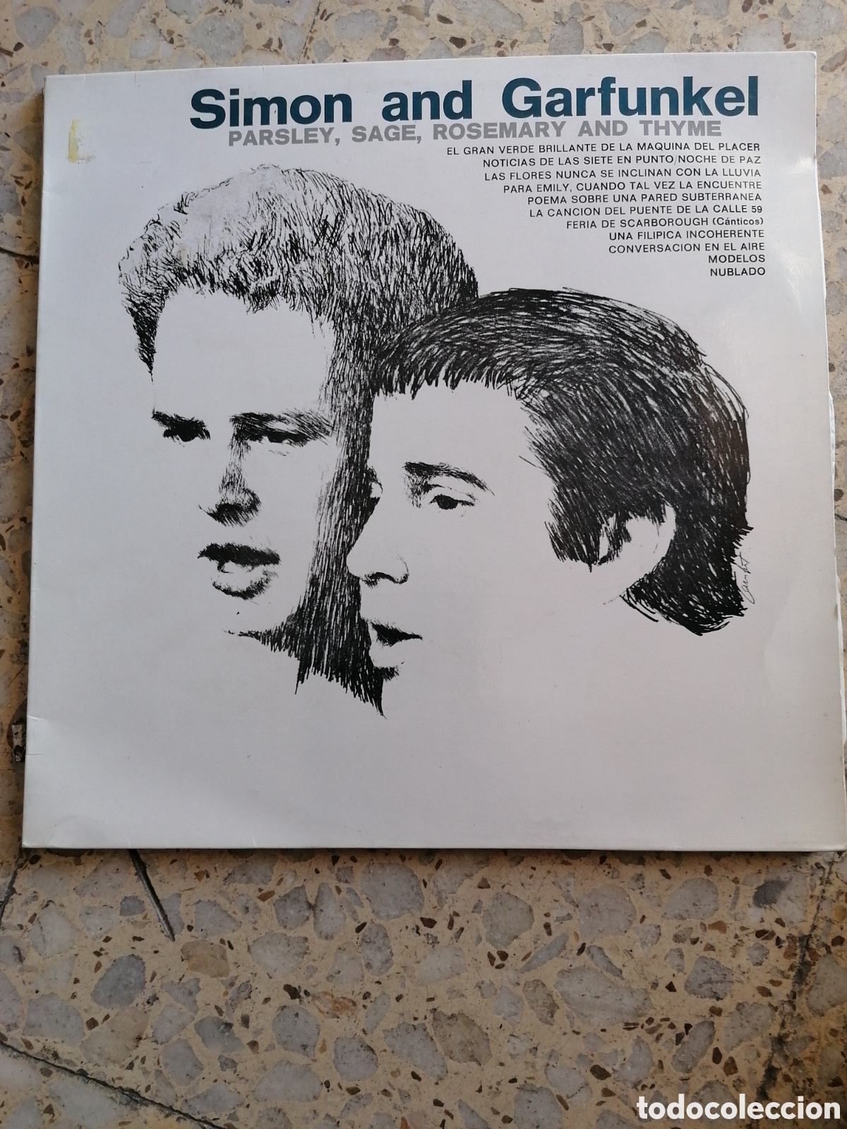 Dischi in vinile: LP SIMON AND GARFUNKEL PARSLEY SAGE ROSEMARY AND THYME 1982 ESPA&Ntilde;A