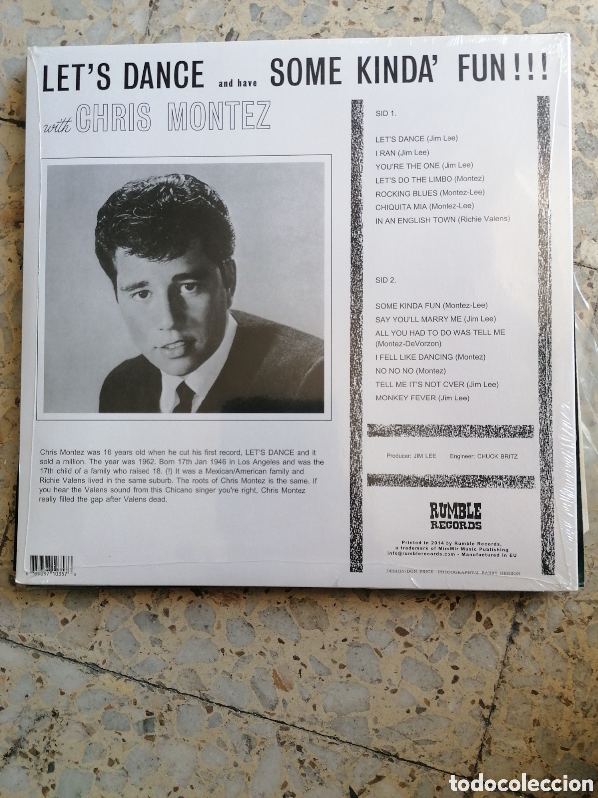 Discos de vinilo: LP CHRIS MONTEZ LET&acute;S DANCE 2014 EU NUEVO PRECINTADO - Foto 2